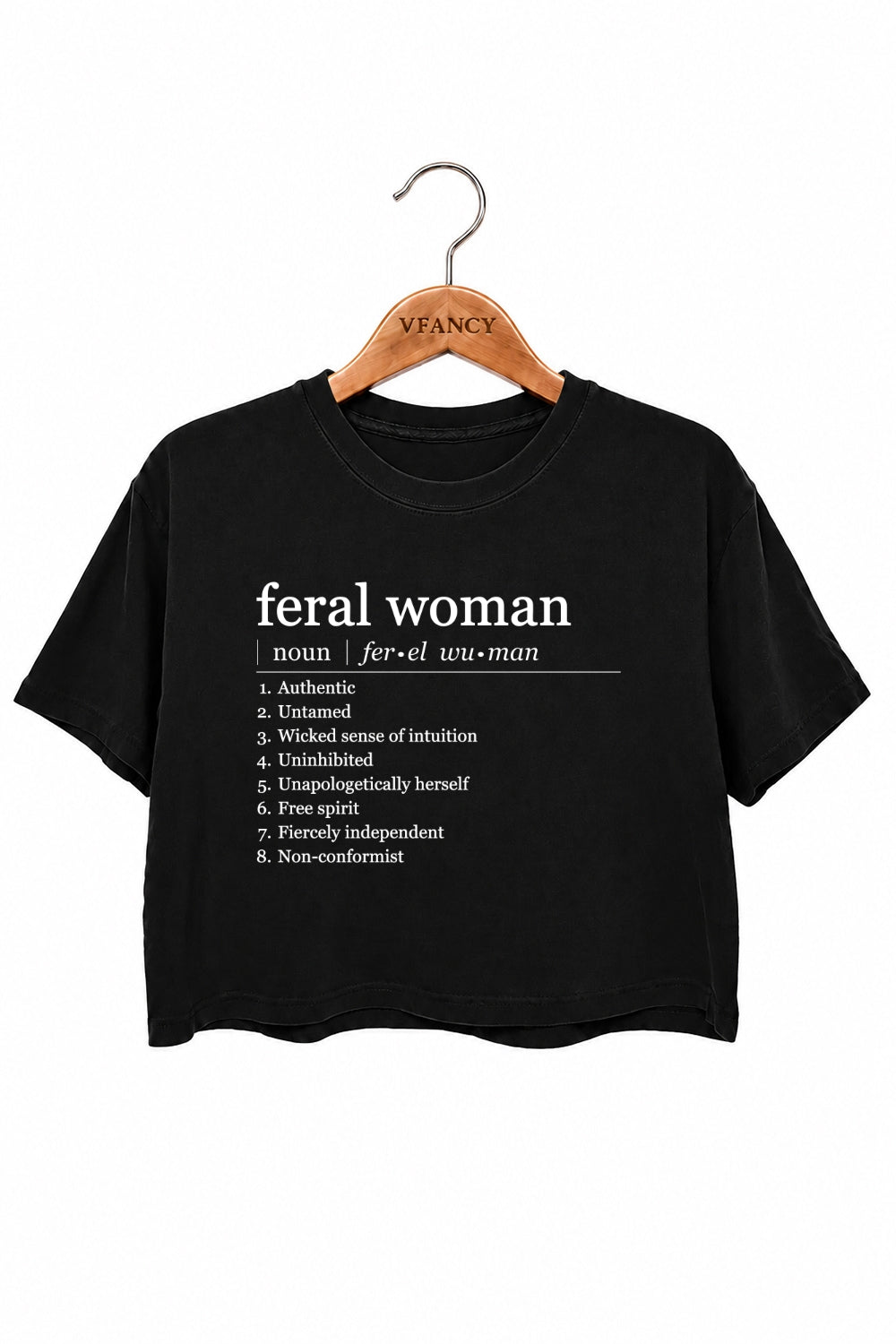 Feral women meaning crop top