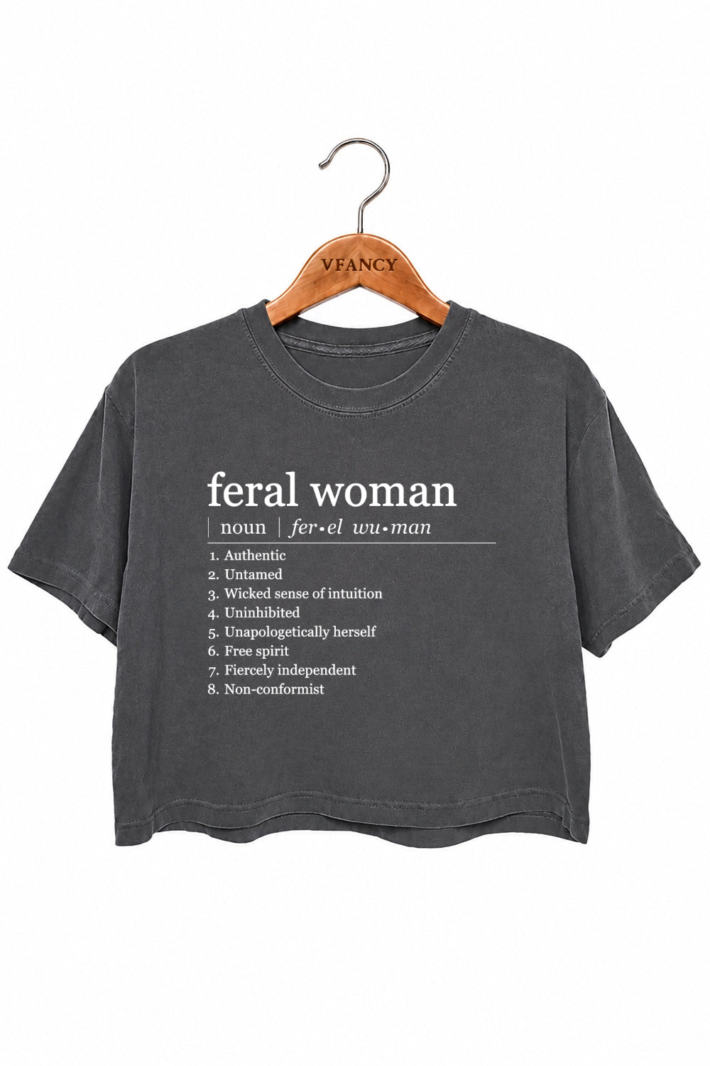 Feral women meaning crop top