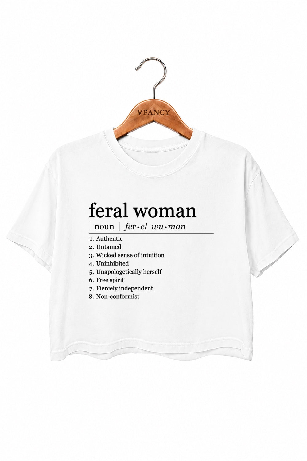 Feral women meaning crop top