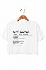 Feral women meaning crop top