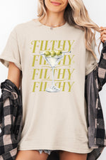 Filthy martini funny tee