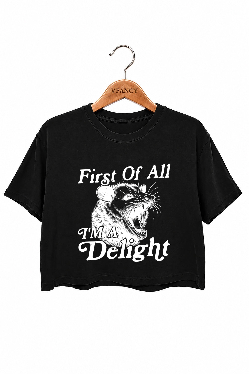 First of all I'm a delight crop top