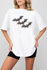 Flying bats vintage tee