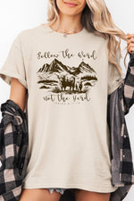 Follow the world sheep tee