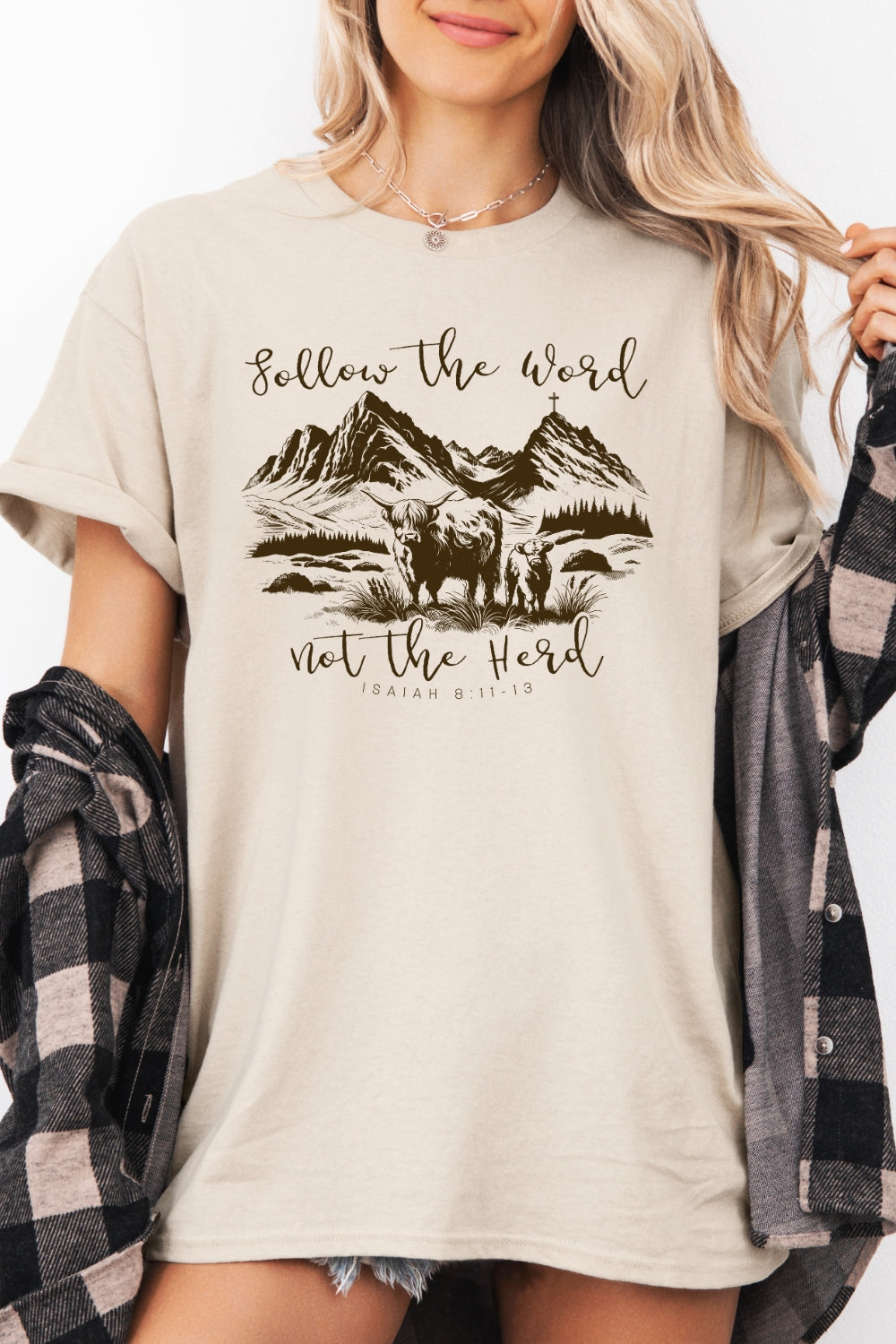 Follow the world sheep tee
