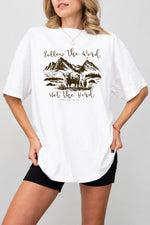 Follow the world sheep tee