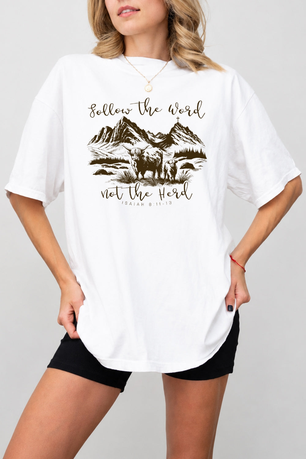 Follow the world sheep tee