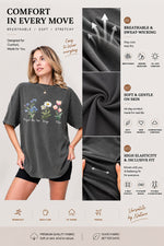 Forget me not daisy tulip funny tee