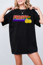 Fruity lemon rainbow tee