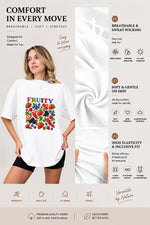 Fruity strawberry blueberry tee