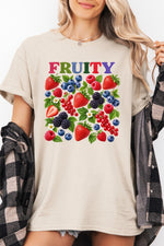 Fruity strawberry blueberry tee