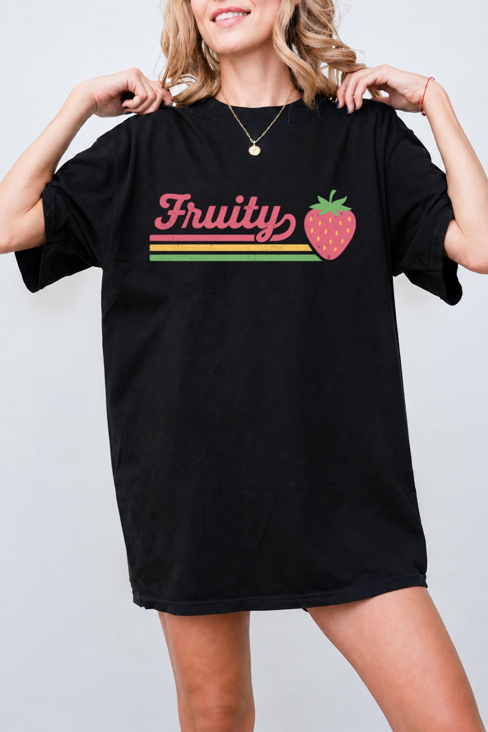Fruity strawberry tee