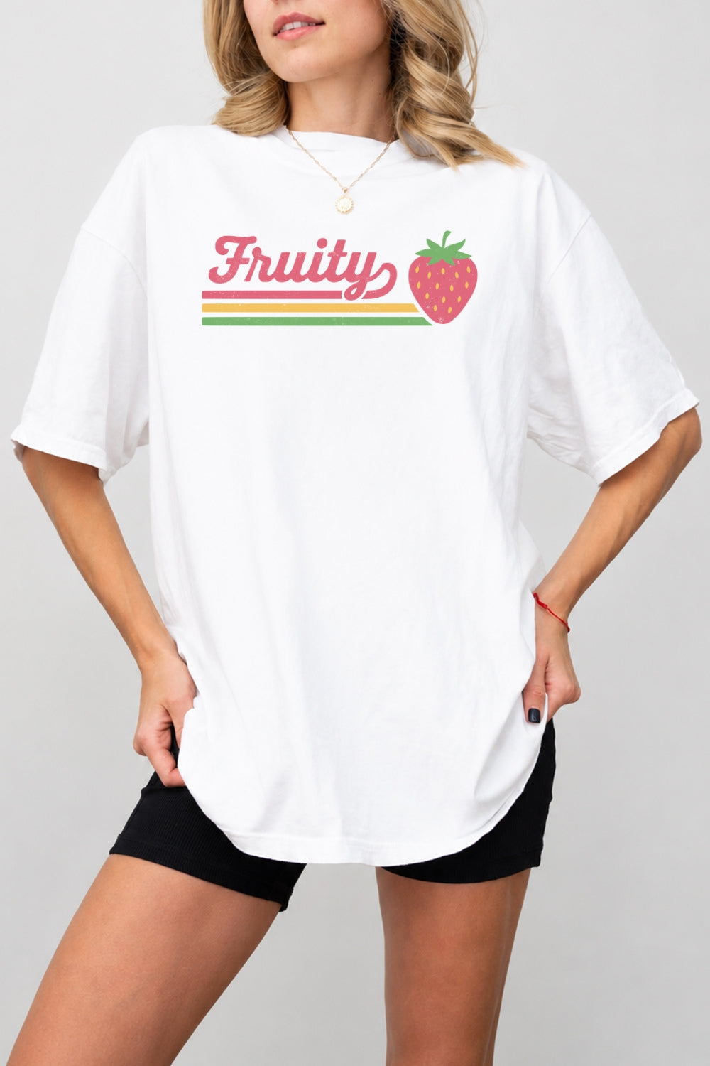 Fruity strawberry tee
