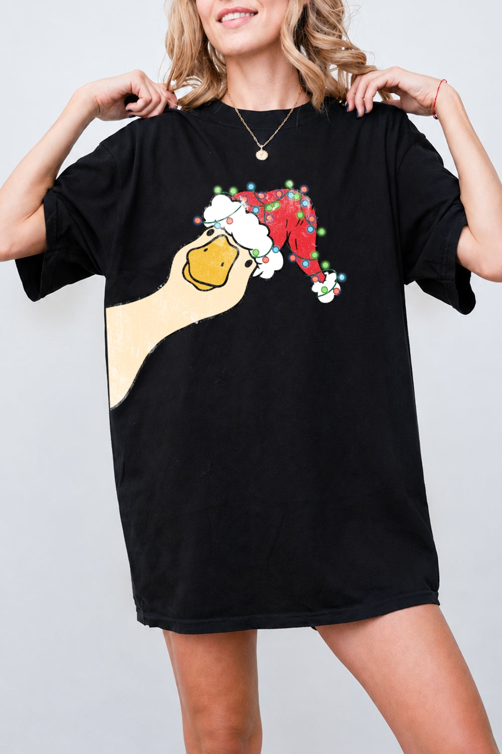 Funny christmas goose tee