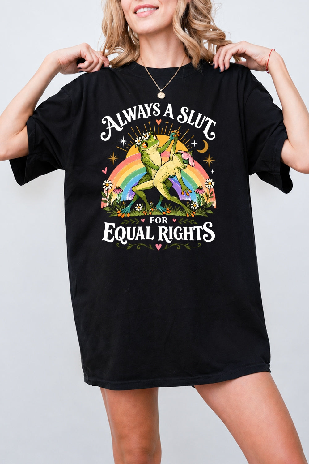 Funny frog for equal rights tee