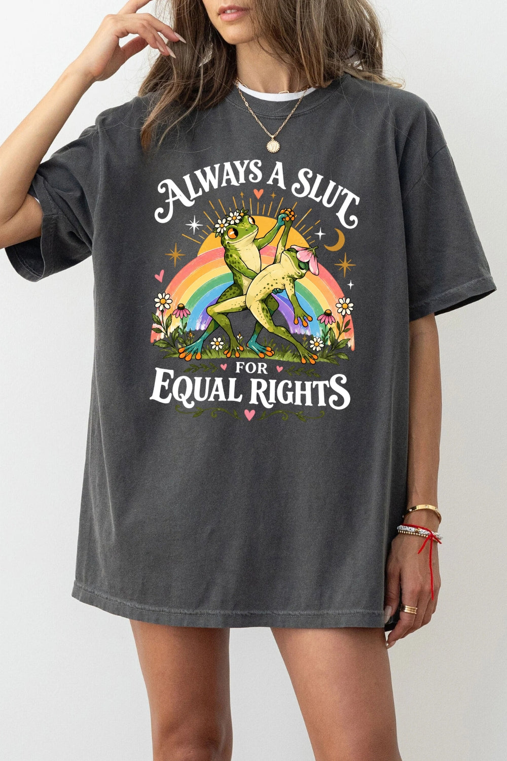 Funny frog for equal rights tee