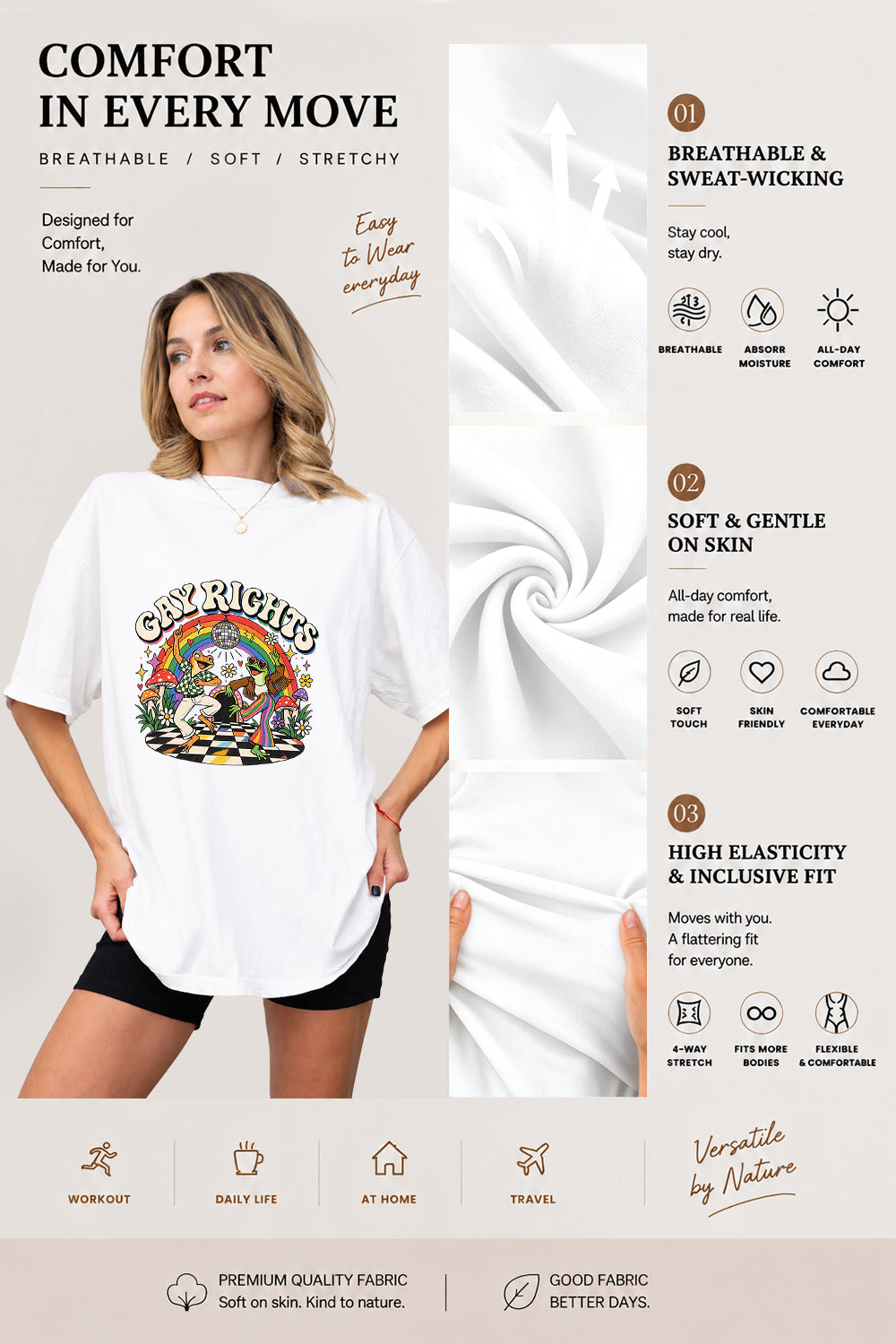 Gay rights frog tee