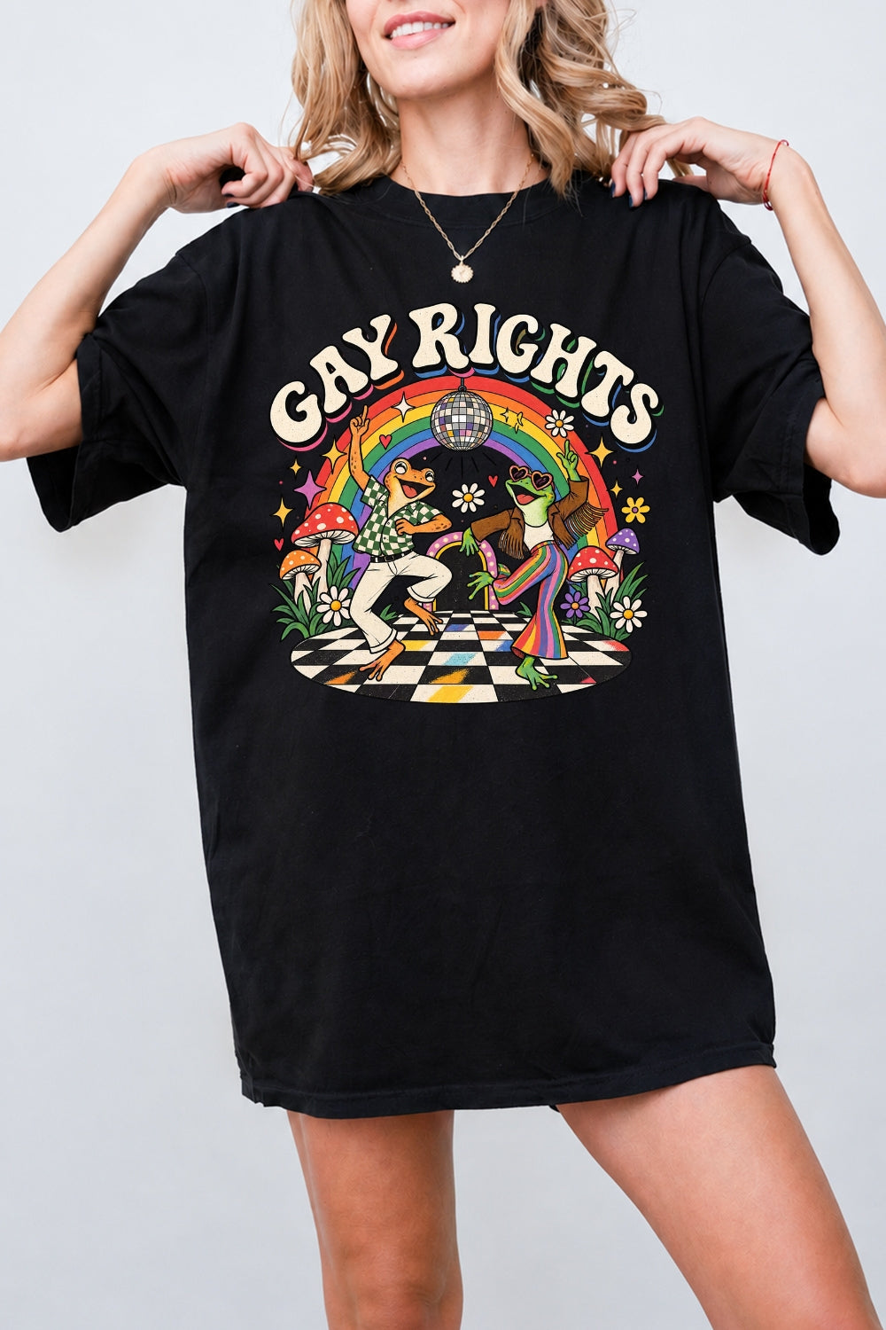Gay rights frog tee