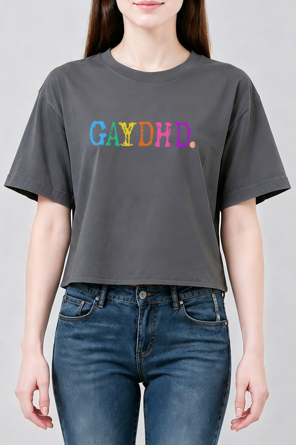 Gaydhd funny lgbtq crop top