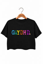 Gaydhd funny lgbtq crop top