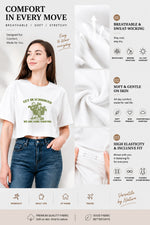 Get in scavanger cat crop top