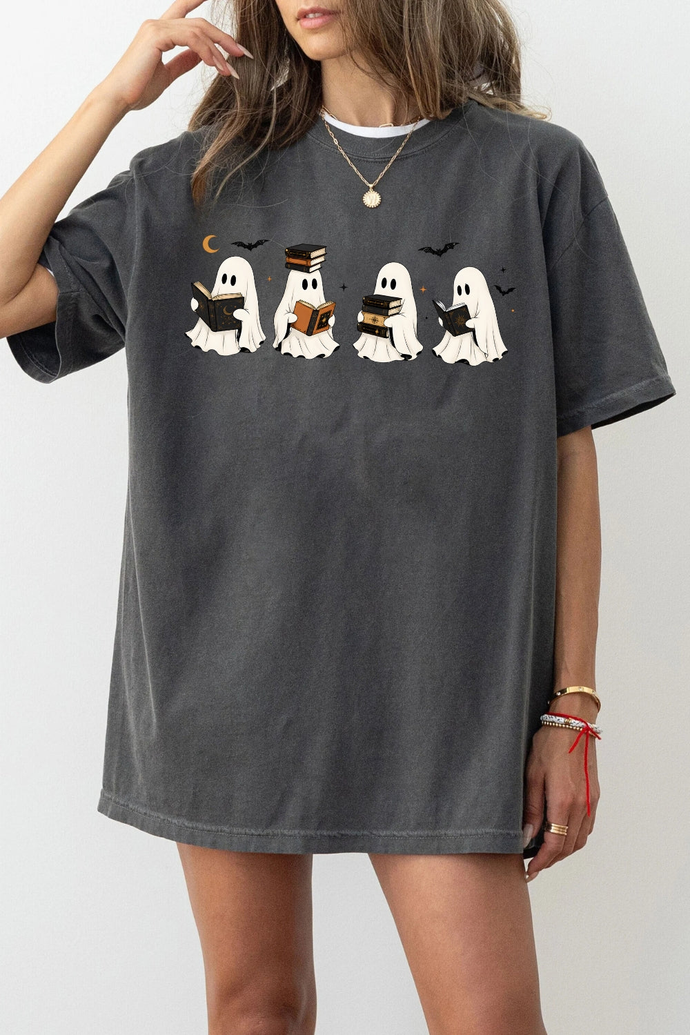 Ghost night reading tee