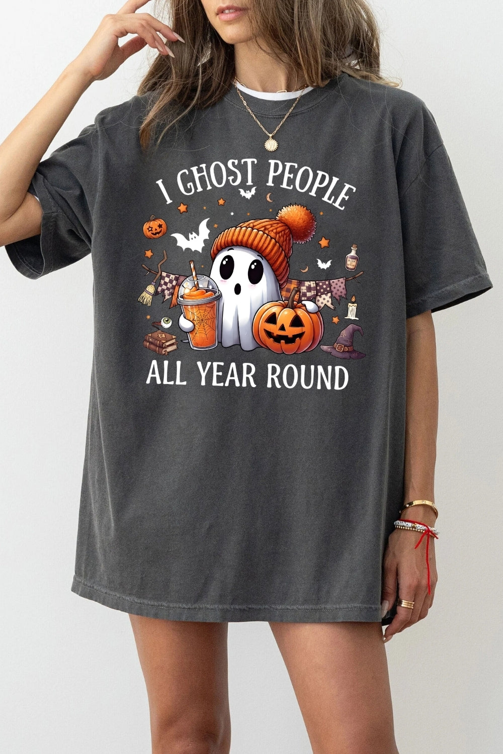 Ghost people all year round tee