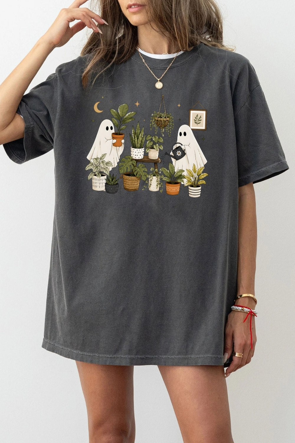 Ghost planting plants tee