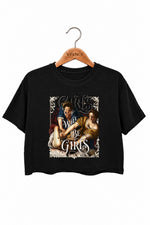 Girls will be girls fighting crop top