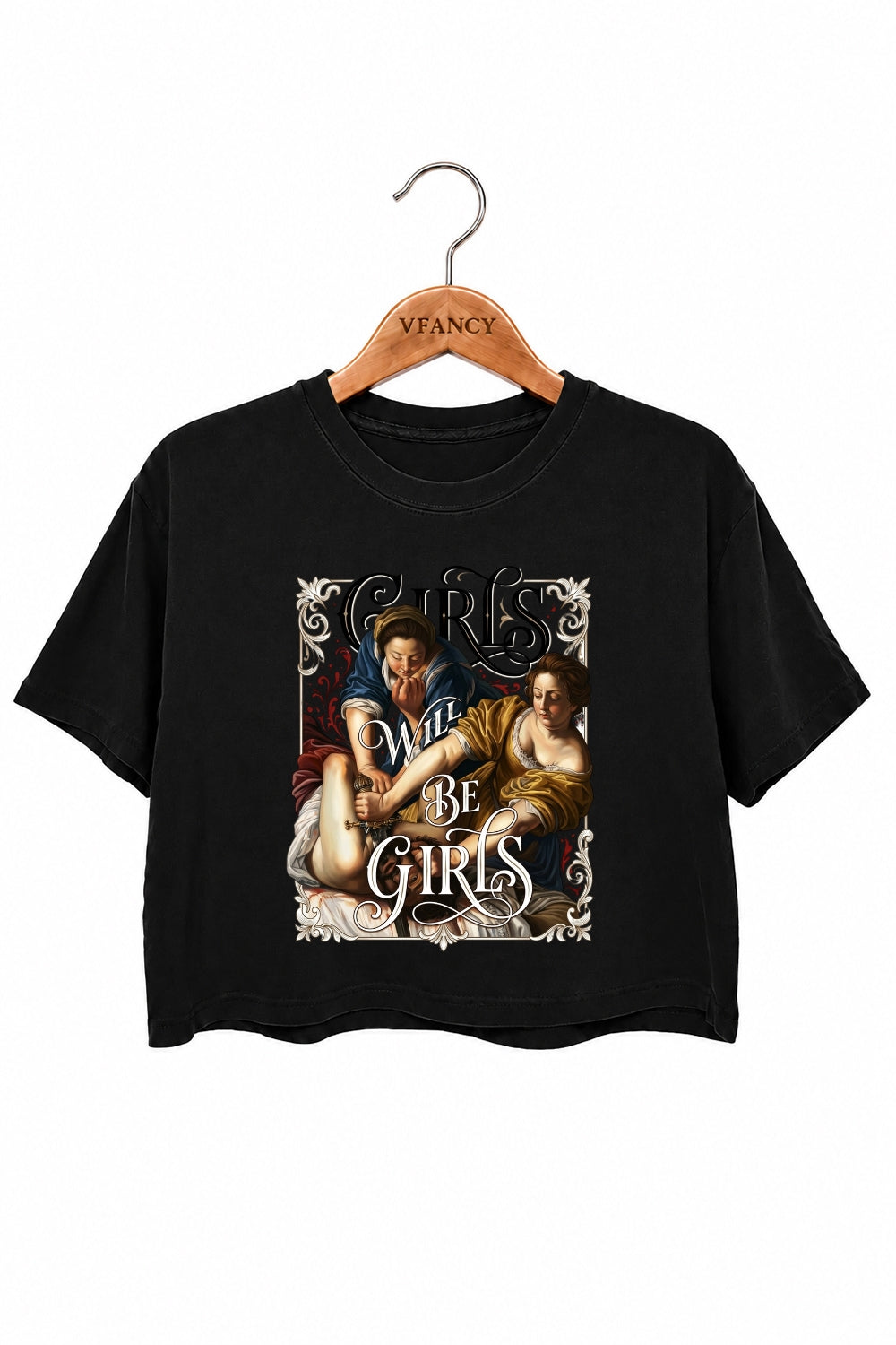 Girls will be girls fighting crop top