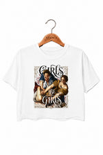Girls will be girls fighting crop top