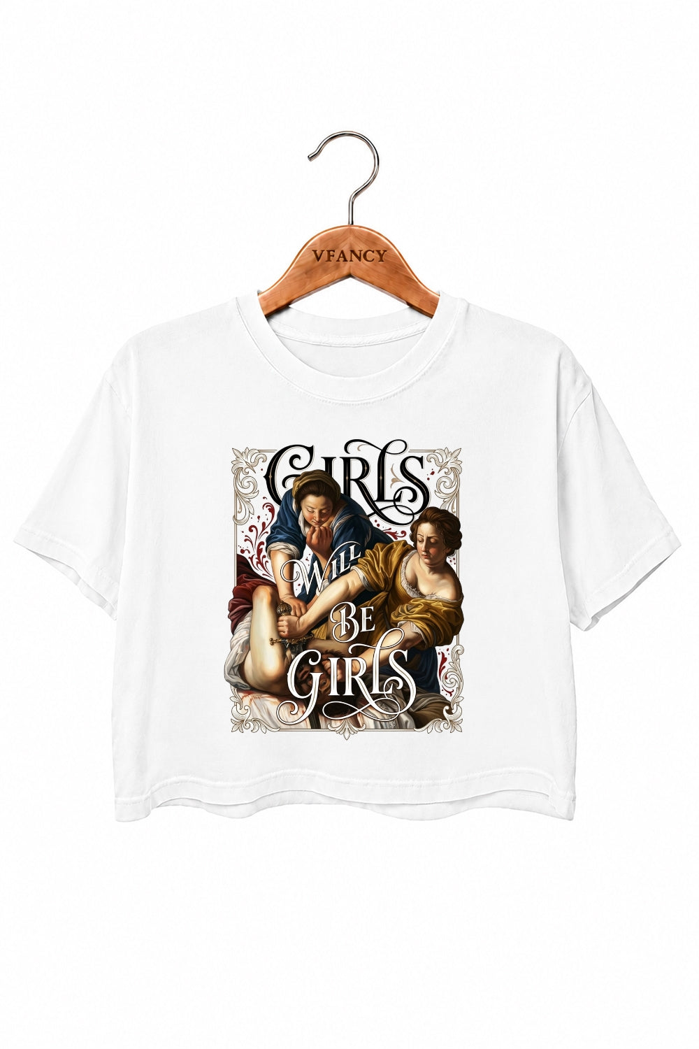 Girls will be girls fighting crop top