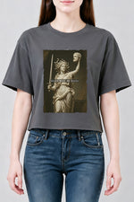 Girls will be girls medusa crop top