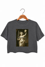 Girls will be girls medusa crop top