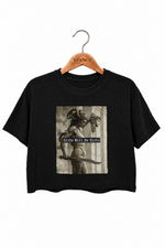 Girls will be girls medusa fighting crop top