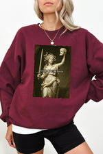 Girls will be girls medusa sweatshirt