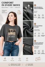 Girls will be girls witch women crop top