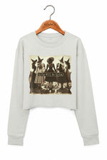 Girls will be girls witches crop sweatshirt