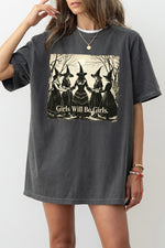 Girls will be girls witches halloween tee