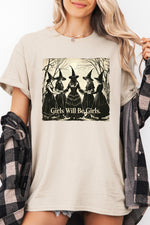 Girls will be girls witches halloween tee