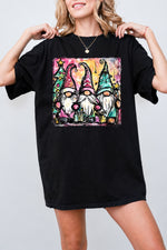 Gnome christmas painting tee