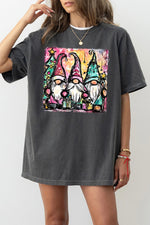Gnome christmas painting tee
