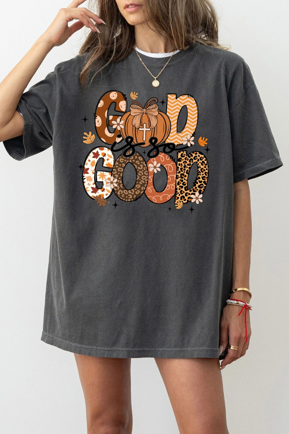 God is good cute thanksgiving tee