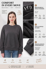 Gray sweatshirt detail