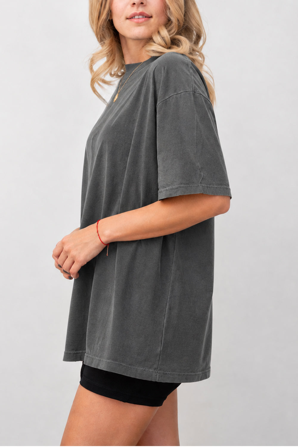 Gray tee side