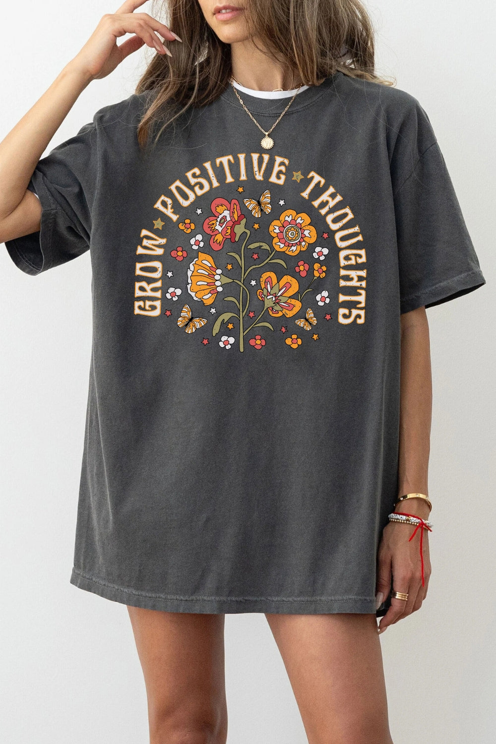 Grow positive thoughts tee