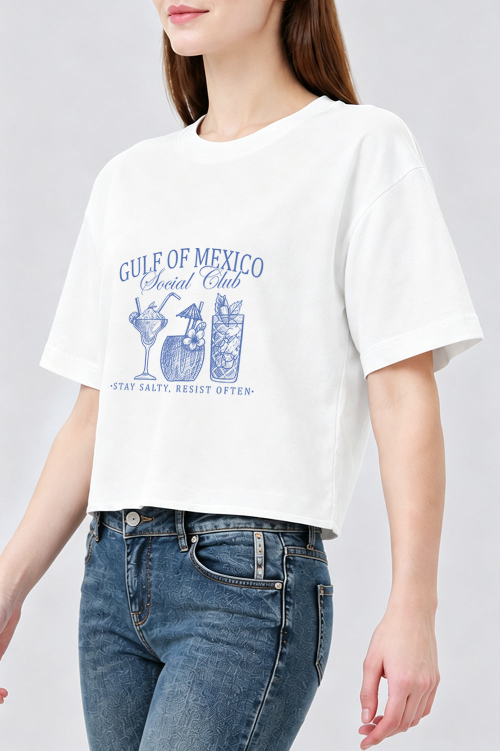 Gulf of mexico social club crop top