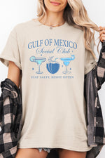 Gulf of mexico social club drinks tee