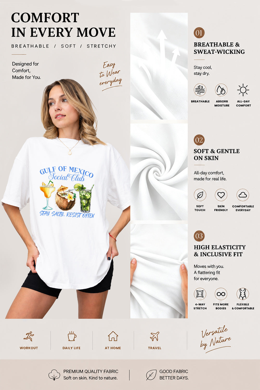 Gulf of mexico stay salty tee