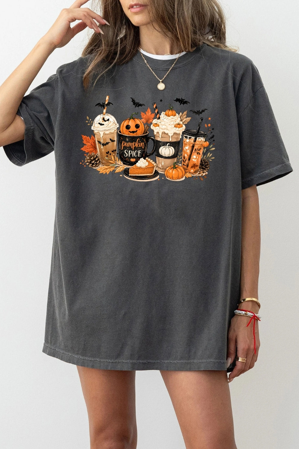 Halloween coffee tee